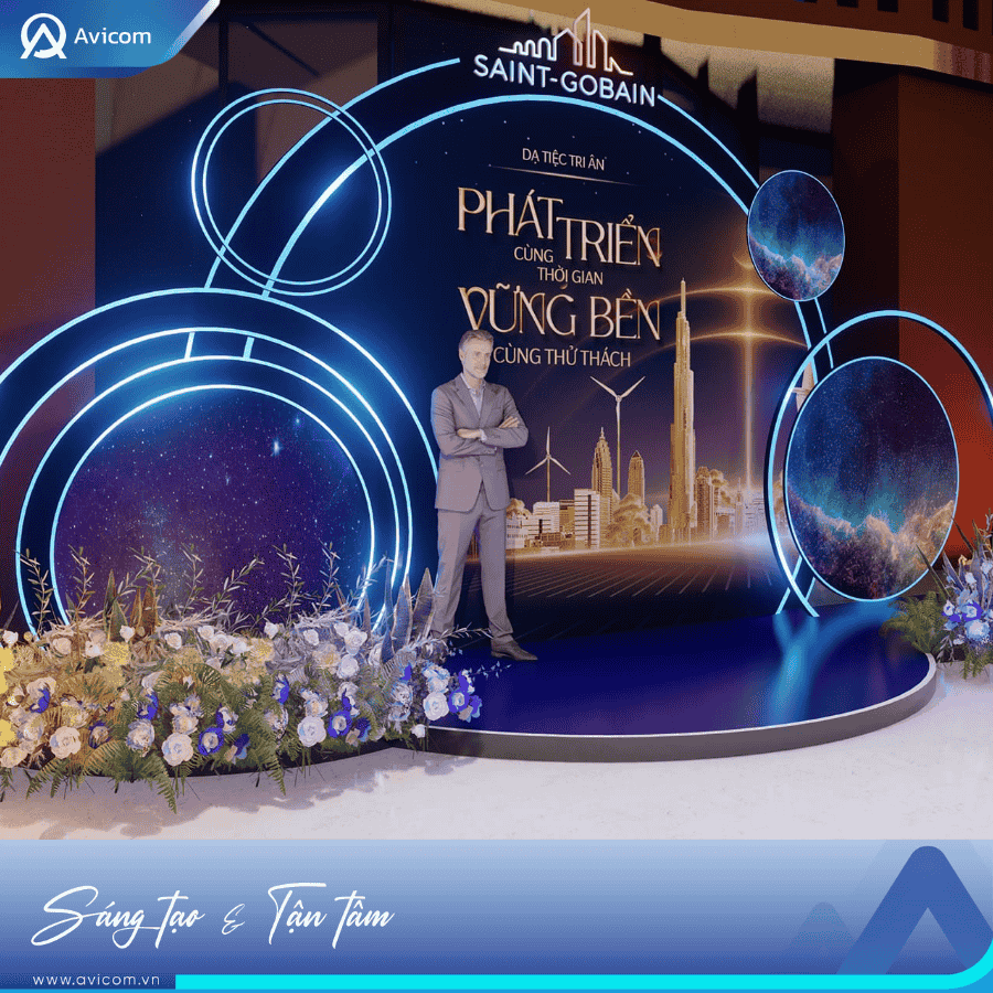 Booth sự kiện ngoài trời do Avicom thực hiện