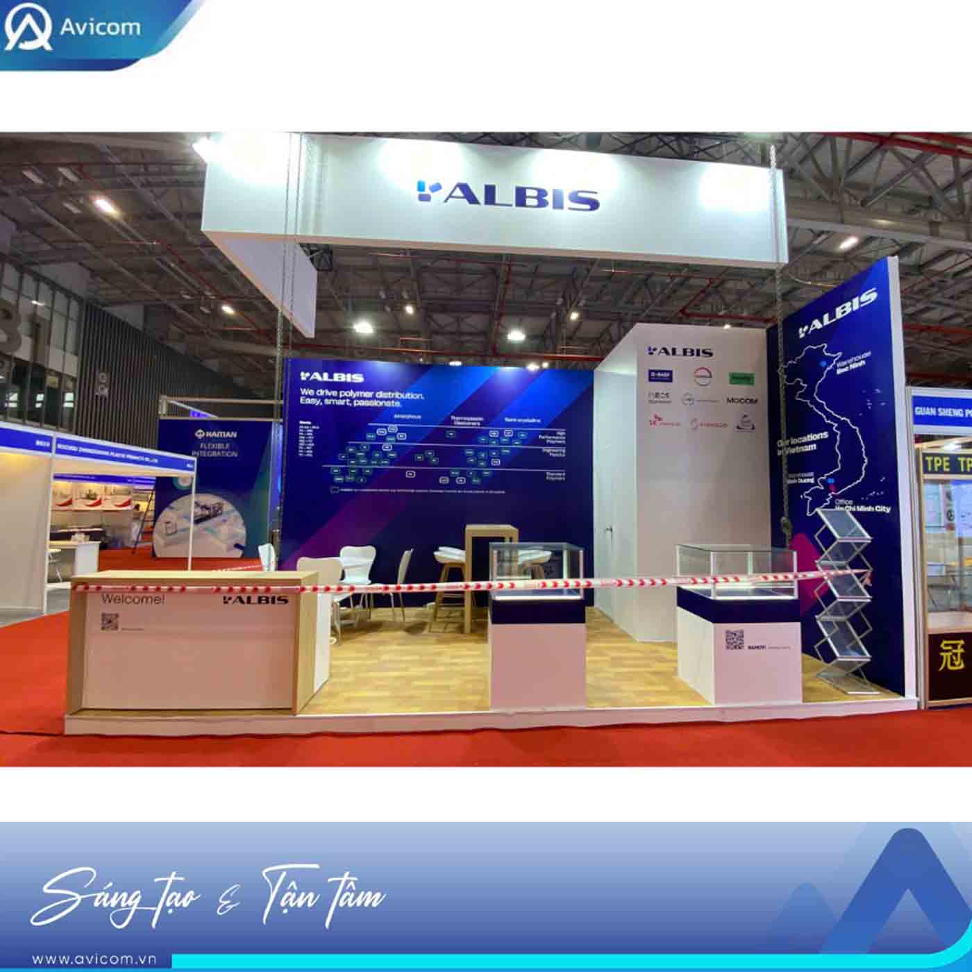 ALBIS VIỆT NAM TẠI VIETNAM PLAS 2025: NGHỆ THUẬT KIẾN TẠO DẤU ẤN KHÁC BIỆT TỪ 18M² CÙNG AVICOM