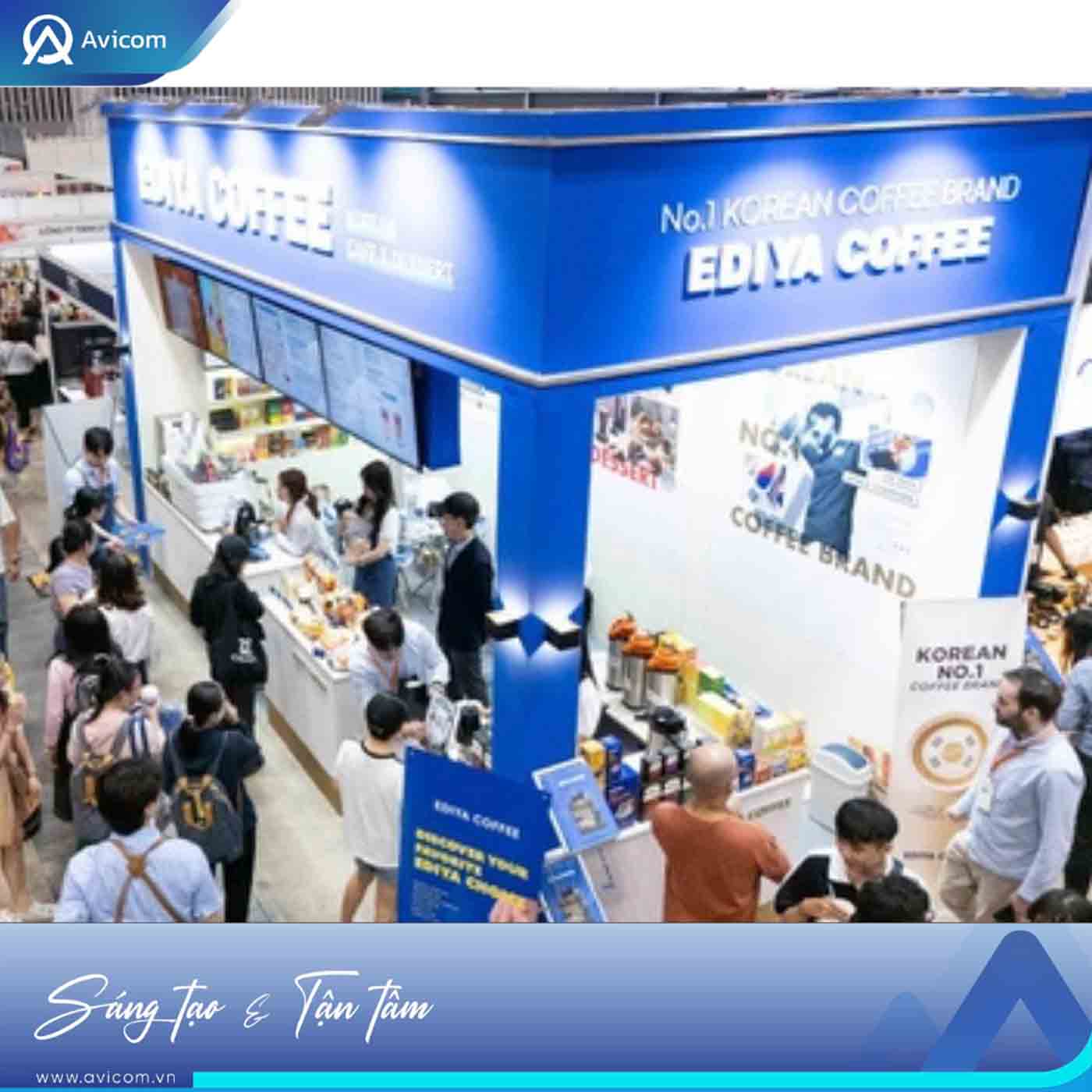 Gian hàng tại Coffee Expo 2025