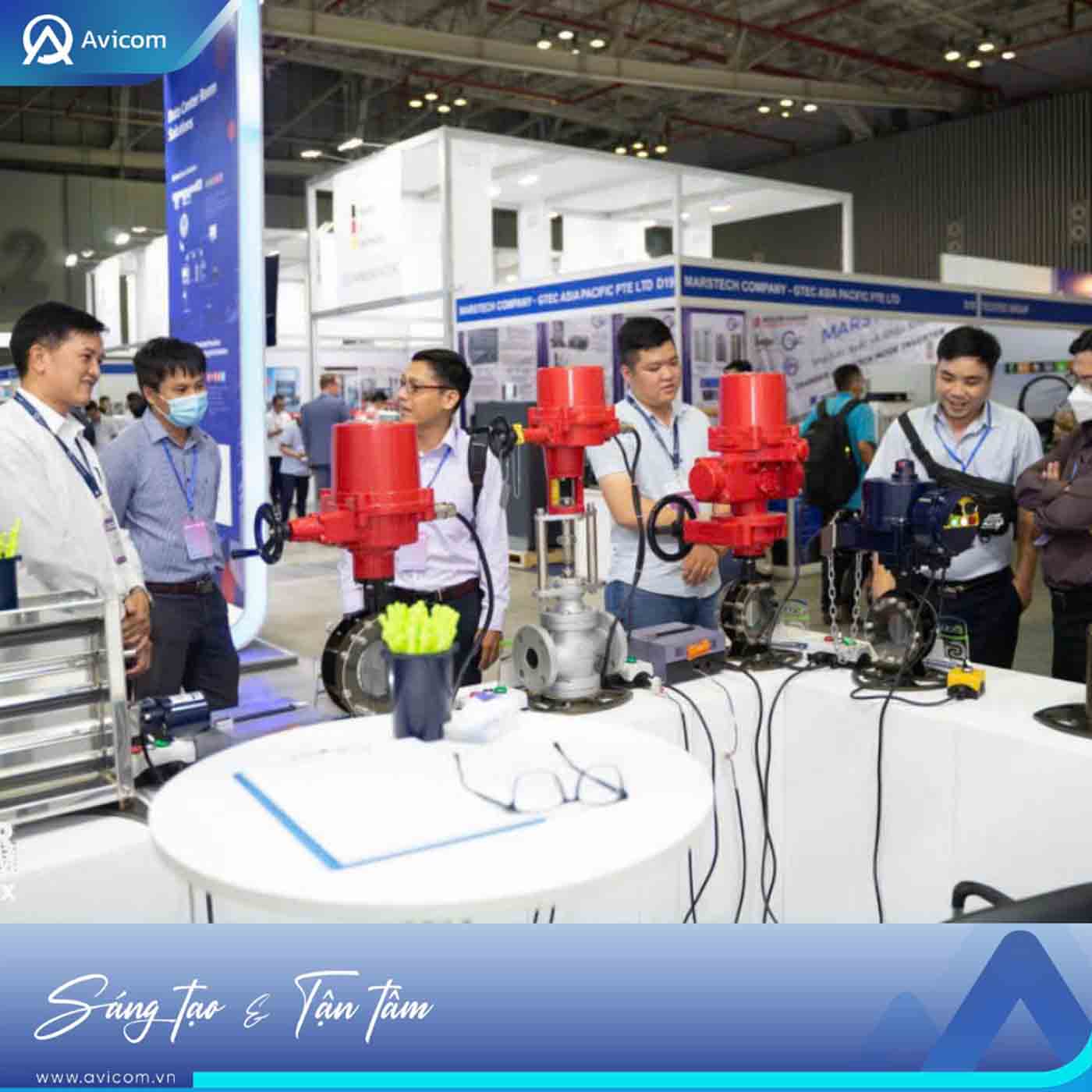 Gian hàng tại HVACR Vietnam
