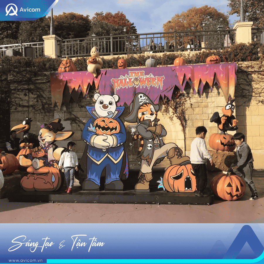 Booth halloween được làm từ thép chống chịu tốt