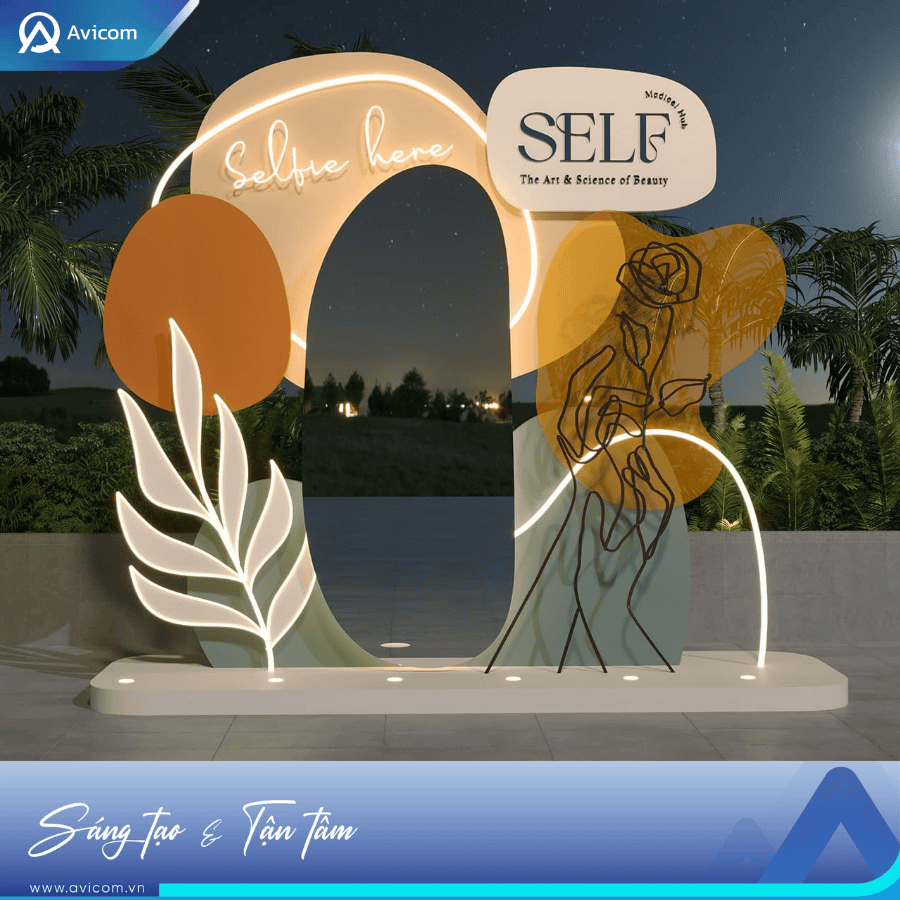 Booth sự kiện do Avicom thực hiện