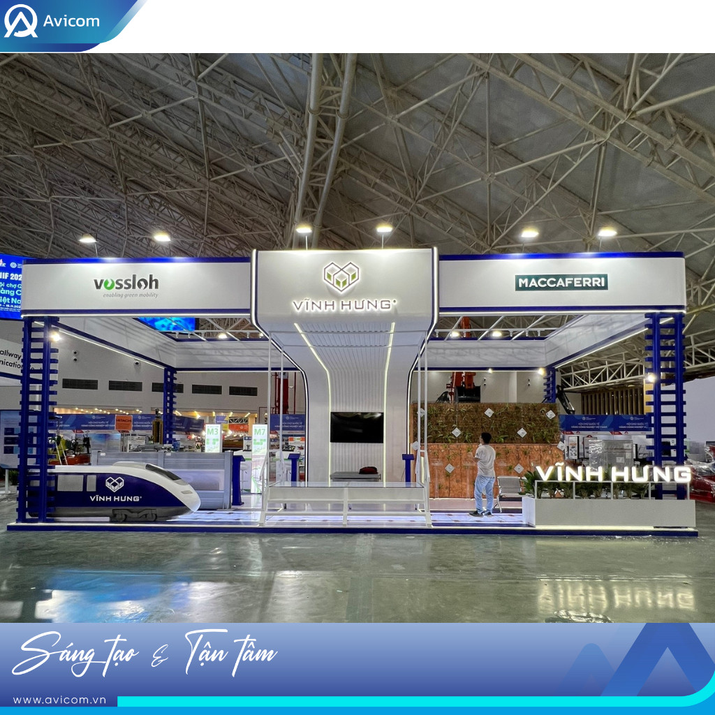 Booth sự kiện không gian mở