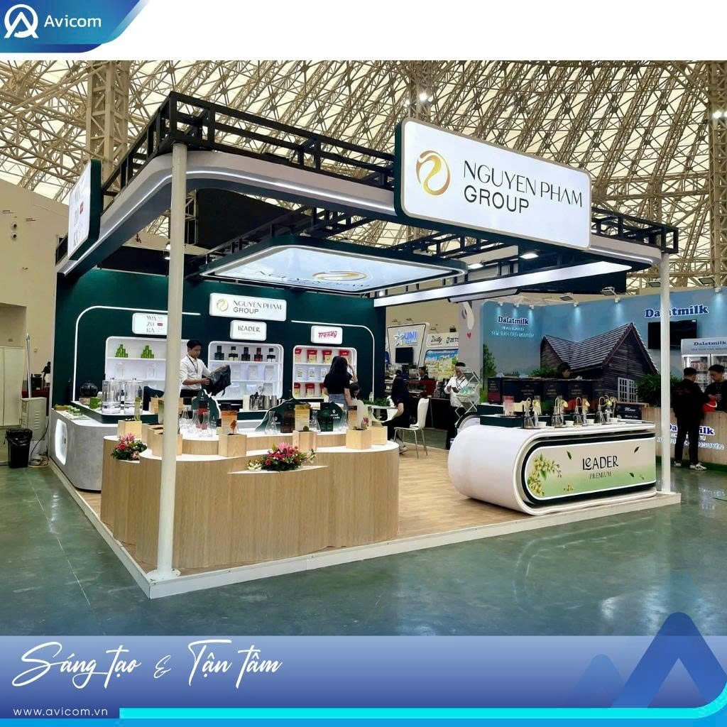 AVICOM ĐỒNG HÀNH CÙNG NGUYỄN PHẠM GROUP: KIẾN TẠO KHÔNG GIAN TRÀ VIỆT TINH TẾ TẠI CAFÉ SHOW 2025