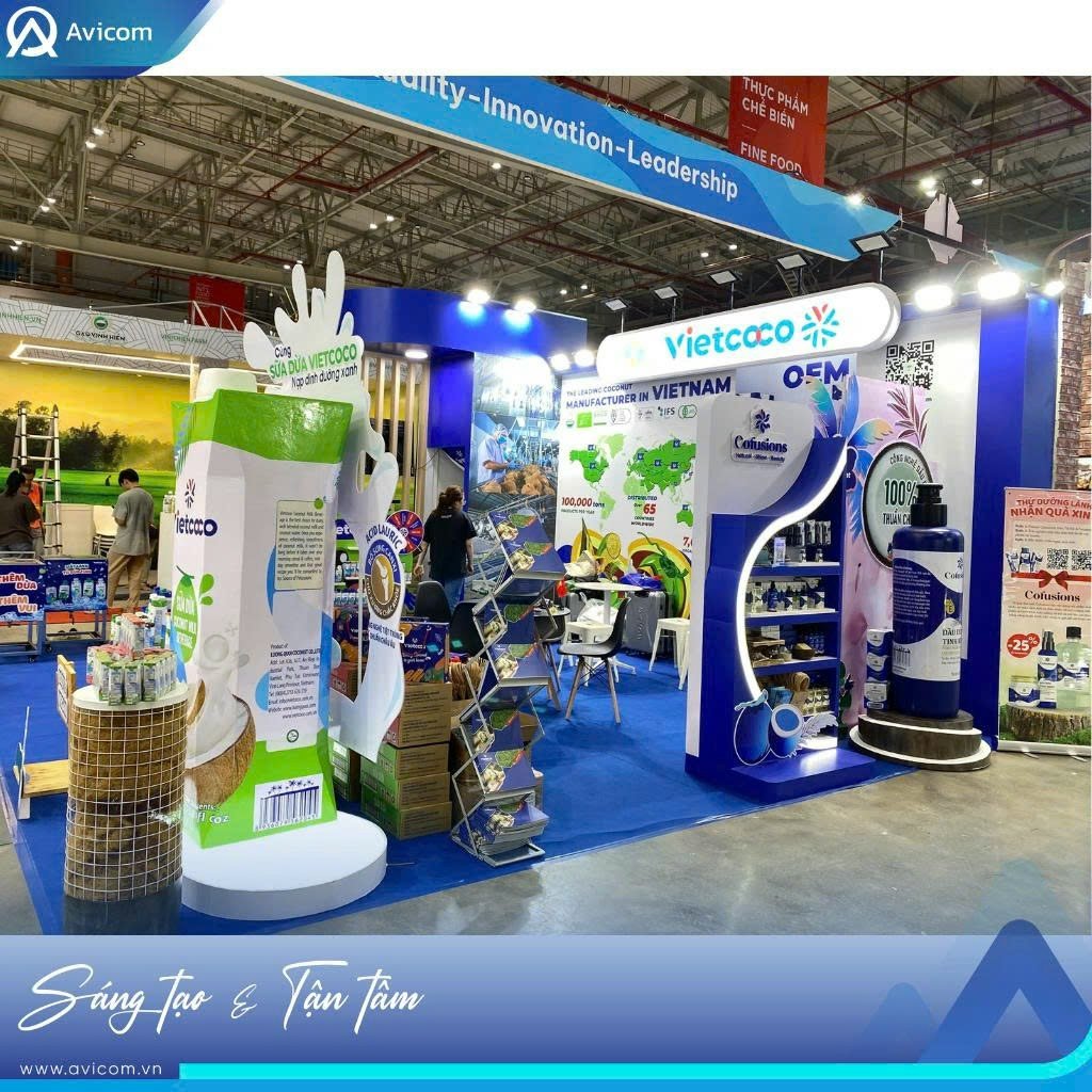 Booth sự kiện nổi bật giữa các gian hàng