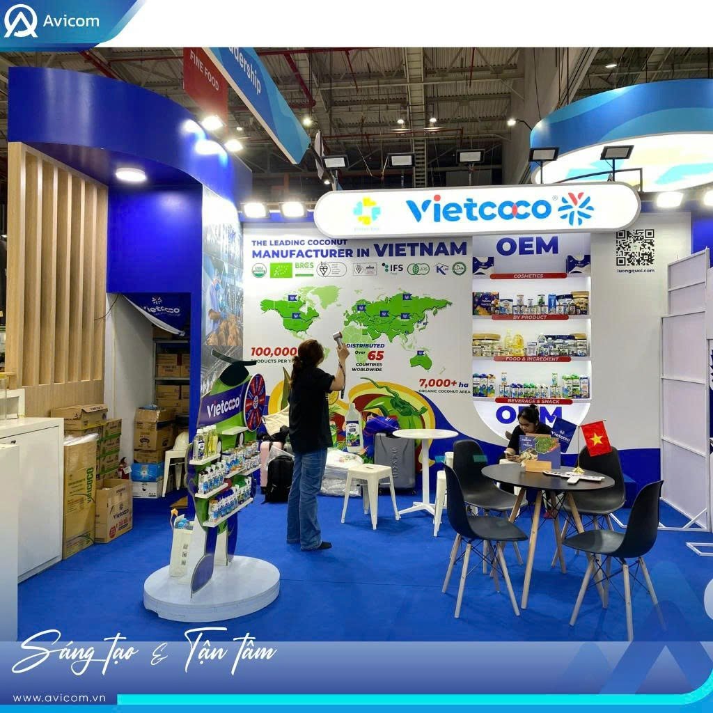 AVICOM ĐỒNG HÀNH CÙNG VIETCOCO: KIẾN TẠO KHÔNG GIAN TINH HOA DỪA VIỆT TẠI VIETNAM FOODEXPO 2025