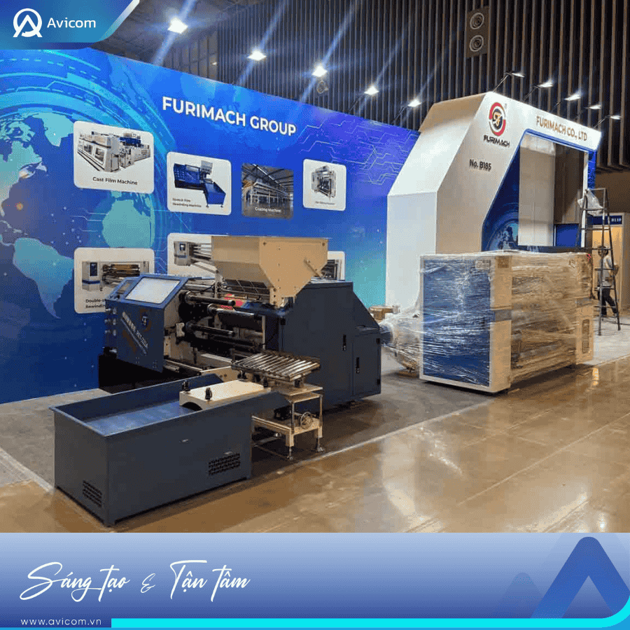 thiết kế booth công nghệ