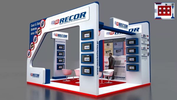 Gian hàng quy mô nhỏ tối ưu không gian 