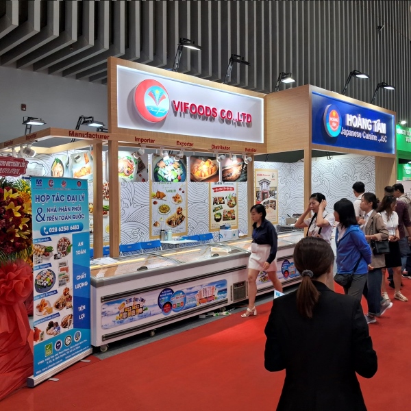 Mẫu gian hàng ngành thực phẩm