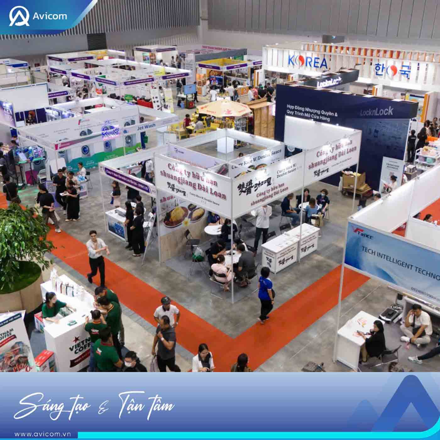 Gian hàng tại VIETRF 2025