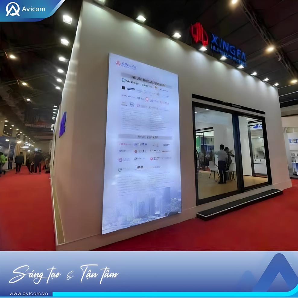 Avicom thiết kế gian hàng Xingfa
