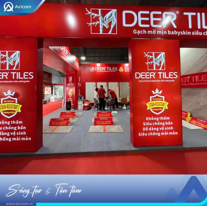 Deer Tile và yêu cầu thách thức tại Triển lãm Quốc tế Vietbuild Hà Nội 2025