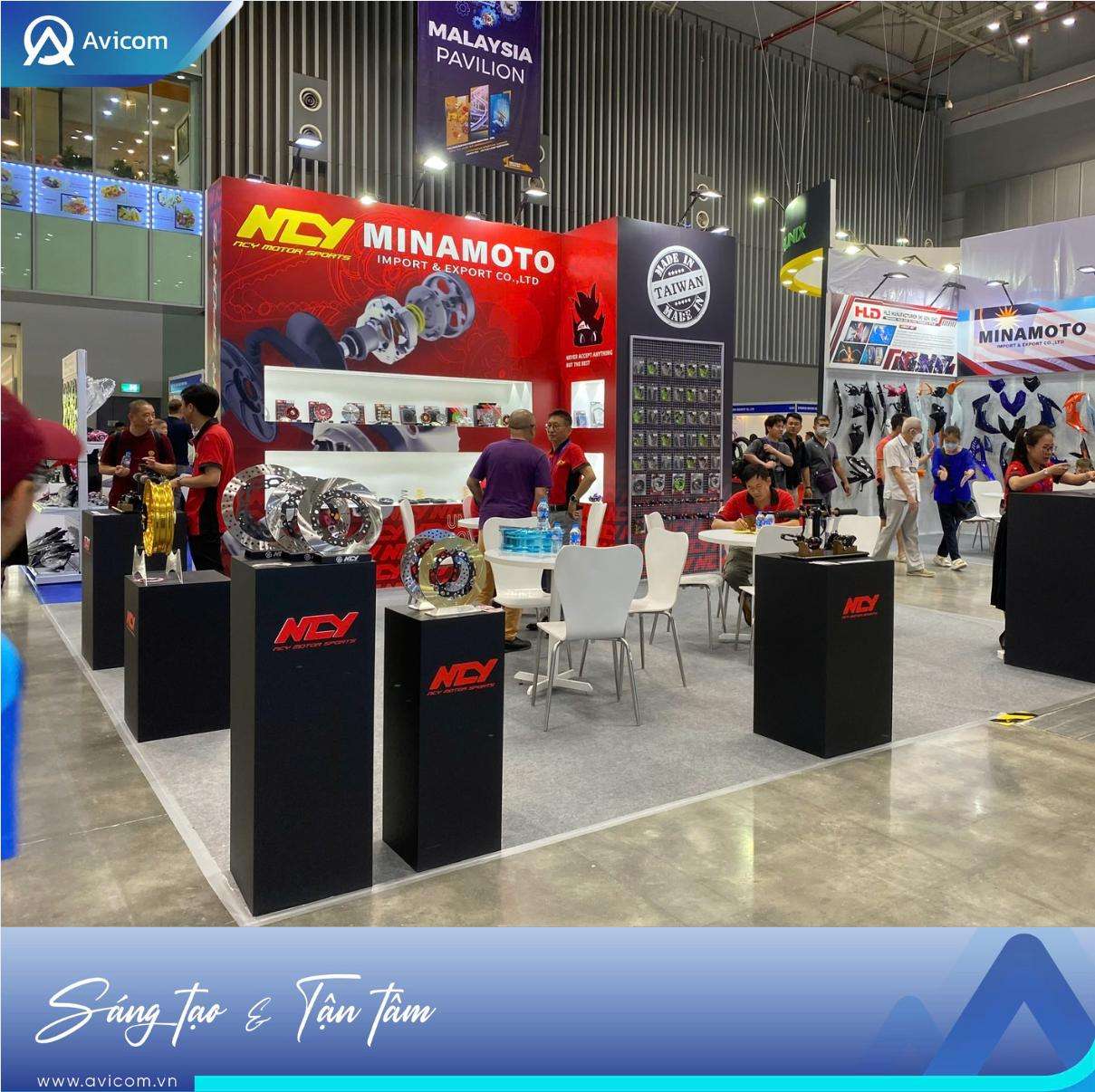 Gian hàng Minamoto tại Autotech &amp; Accessories 2025 – Tốc độ, Công nghệ và Hiệu suất