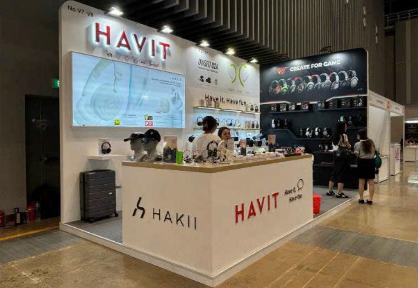 Gian hàng triển lãm havit