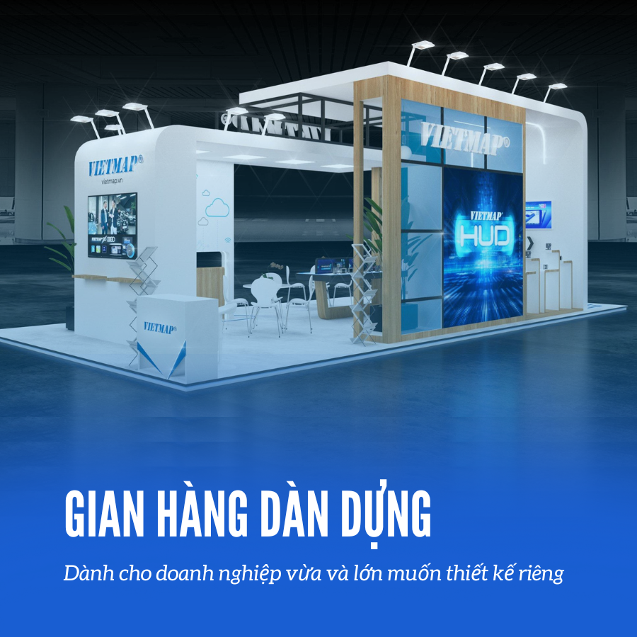 Gian Hàng Dàn Dựng Trong Thiết Kế Thi Công Gian Hàng Triển Lãm