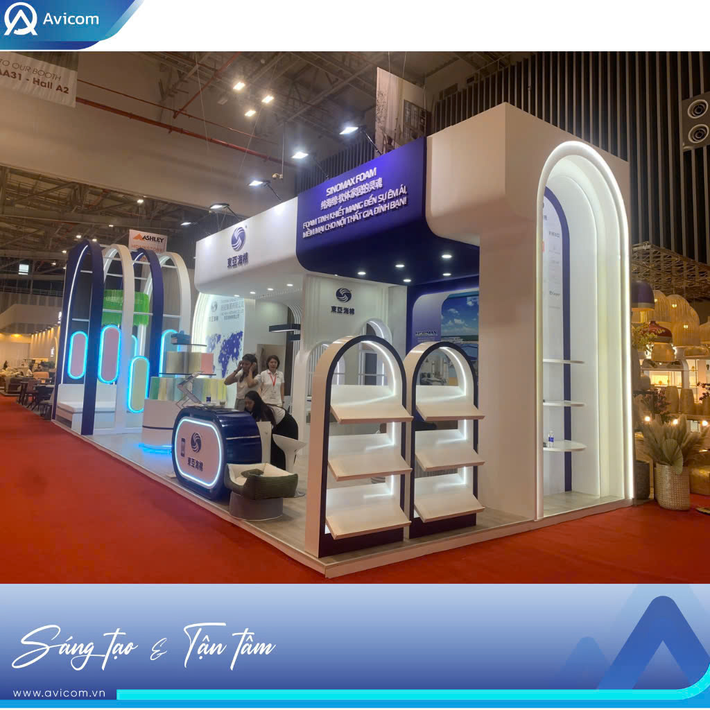 Gian hàng Sinomax tại VIFA EXPO 2025 – Không gian trưng bày đầy cuốn hút, chuẩn quốc tế