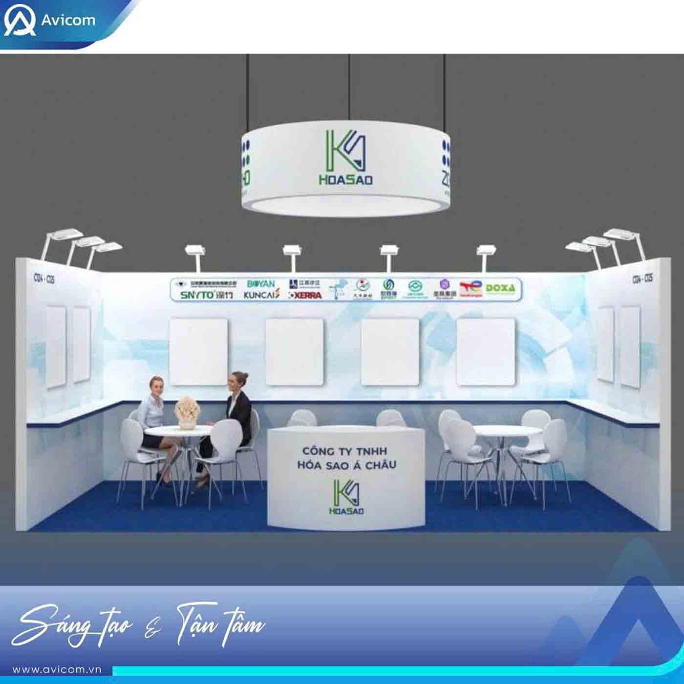 HÓA SAO Á CHÂU: TỎA SÁNG TỪ XA VỚI GIẢI PHÁP GIAN HÀNG 18M² THÔNG MINH TẠI COATINGS EXPO 2025