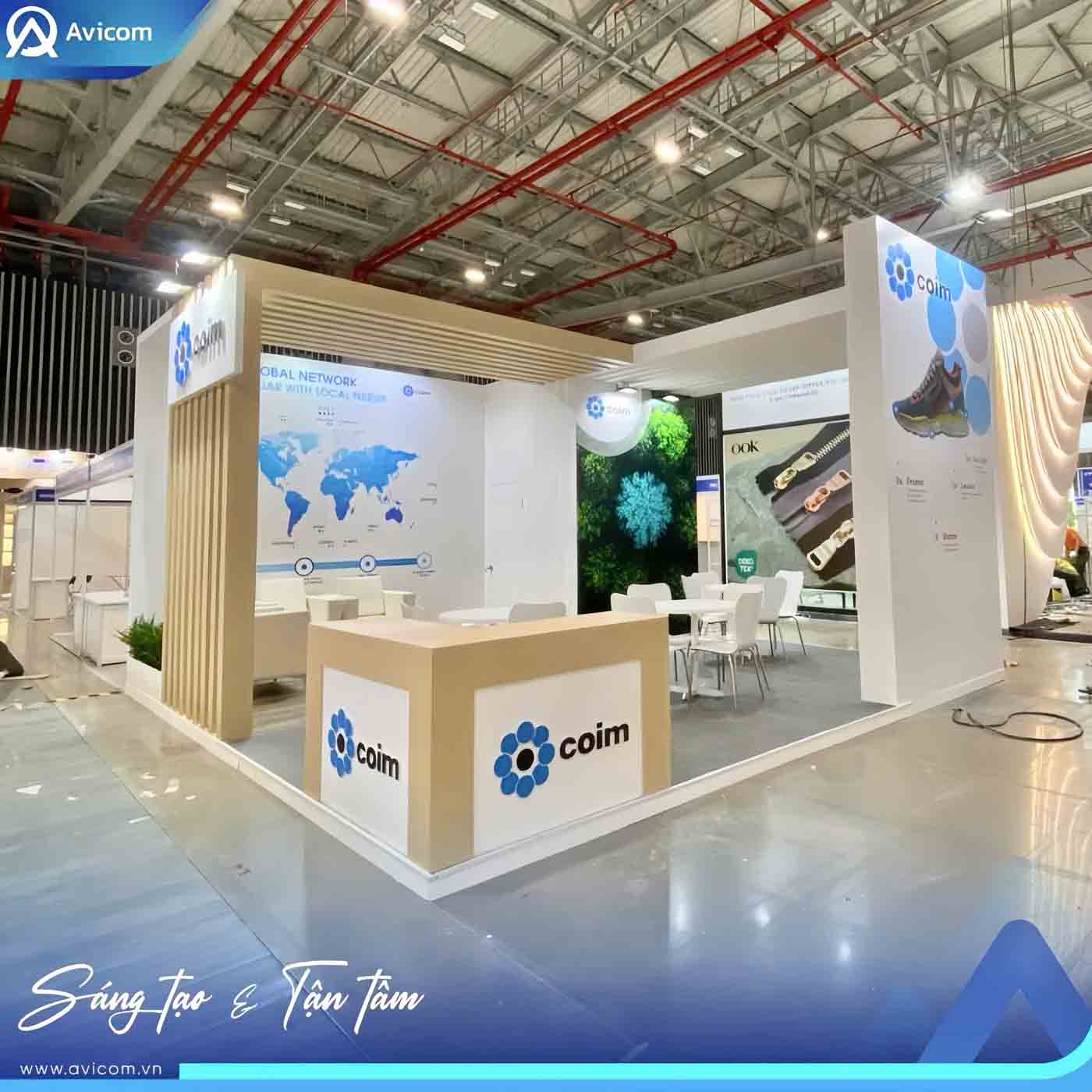Gian hàng COIM ASIA tại Shoes & Leather Vietnam 2025