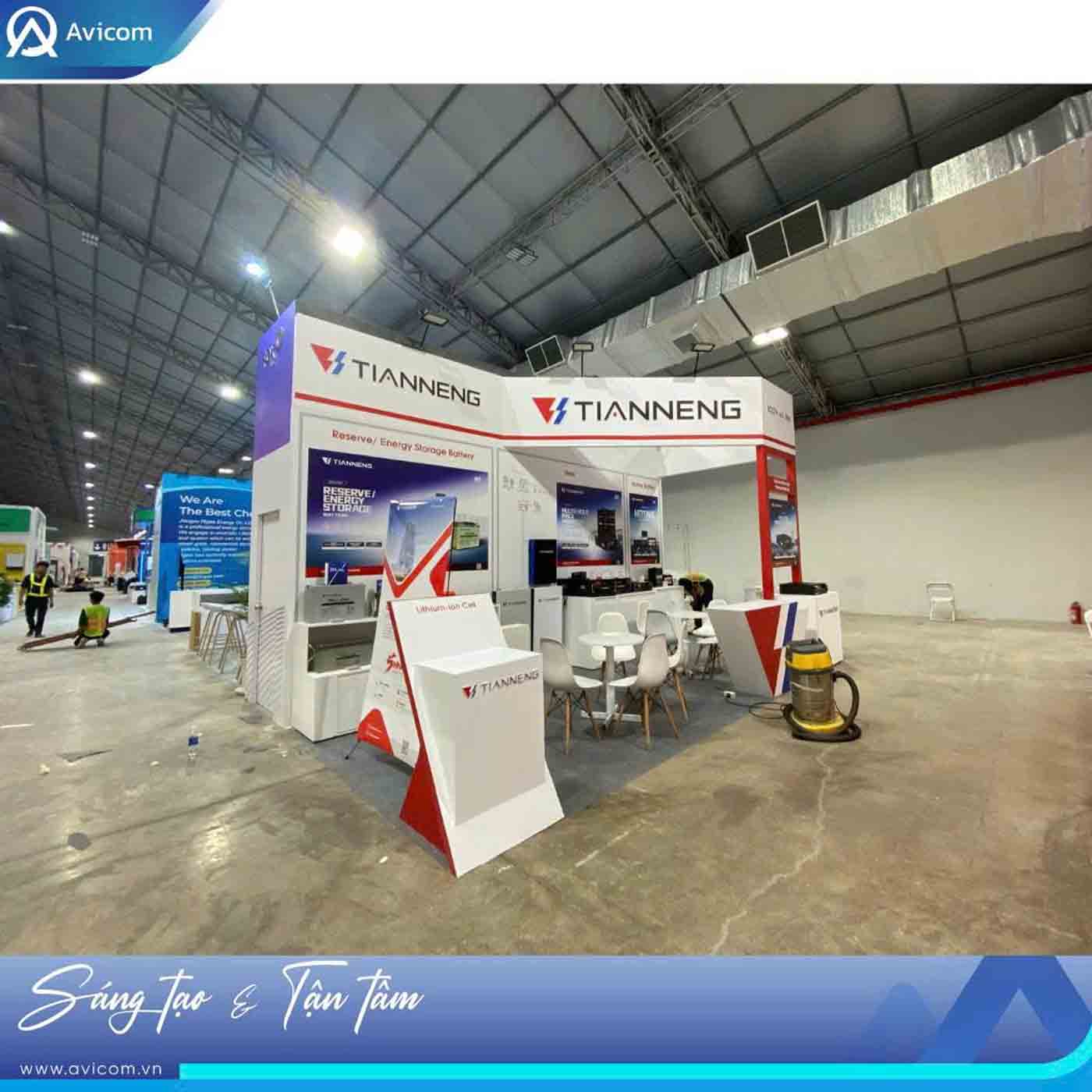 Gian hàng TIANNENG tại Solar & Storage 2025
