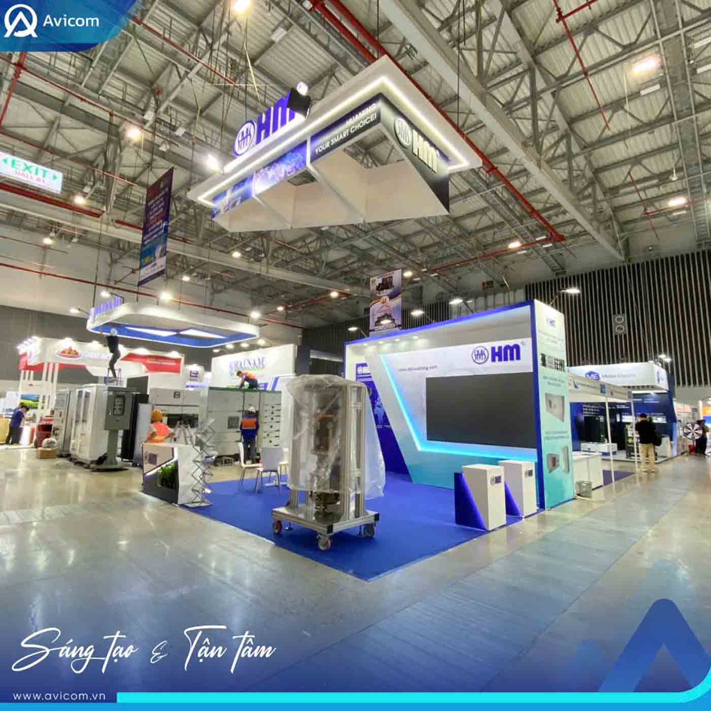 Gian hàng Shanghai Huaming tại Vietnam ETE & Greenergy Expo 2025
