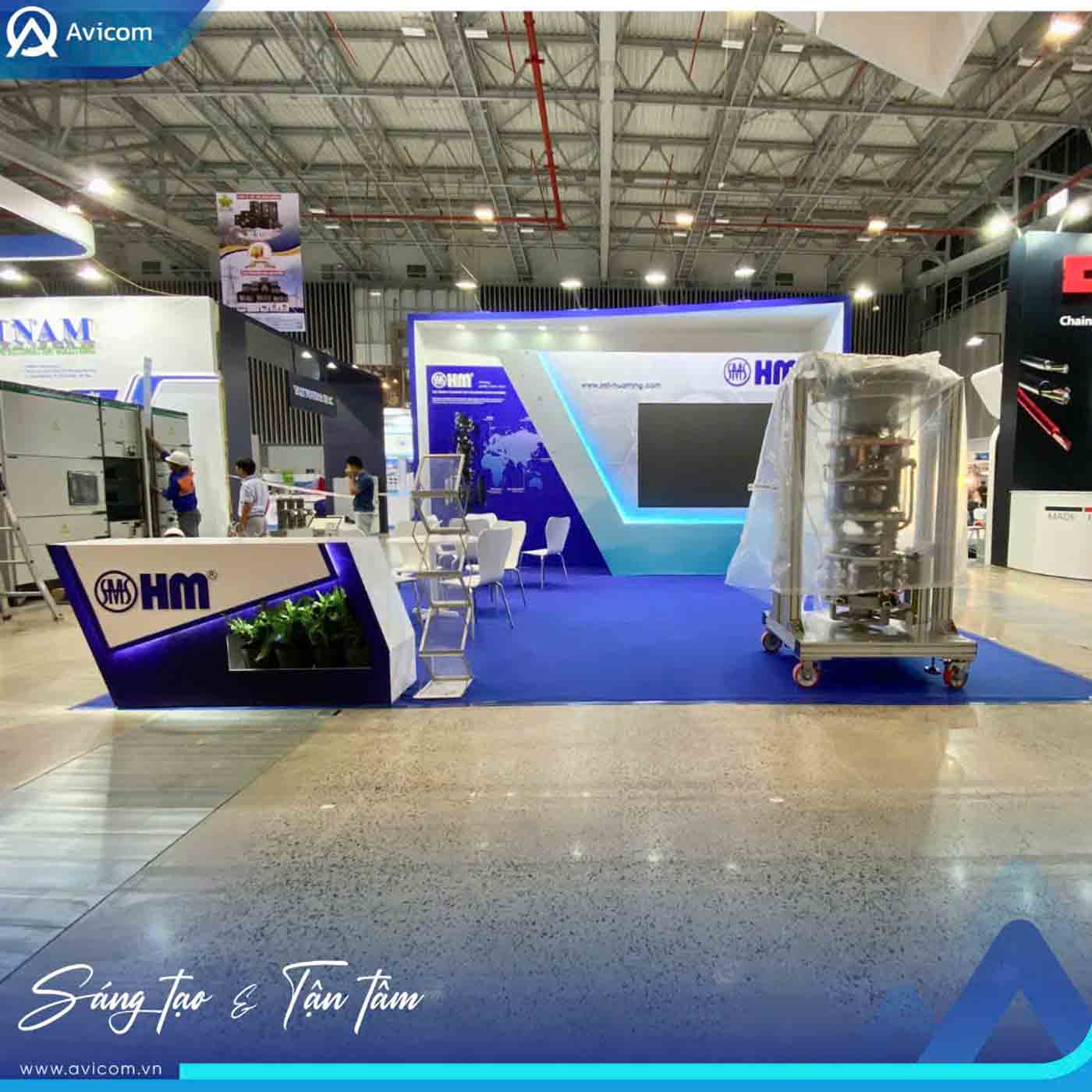 Gian hàng Shanghai Huaming tại Vietnam ETE & Greenergy Expo 2025
