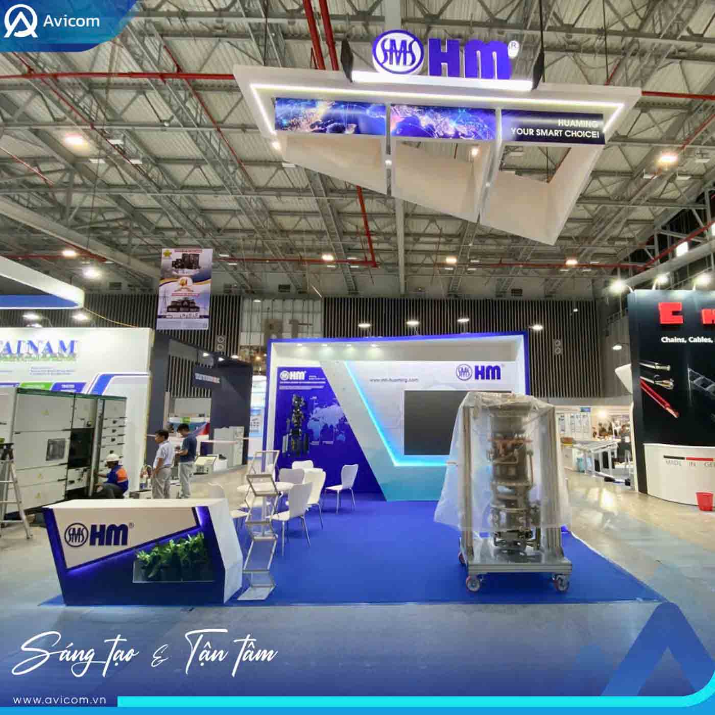 Gian hàng Shanghai Huaming tại Vietnam ETE & Greenergy Expo 2025
