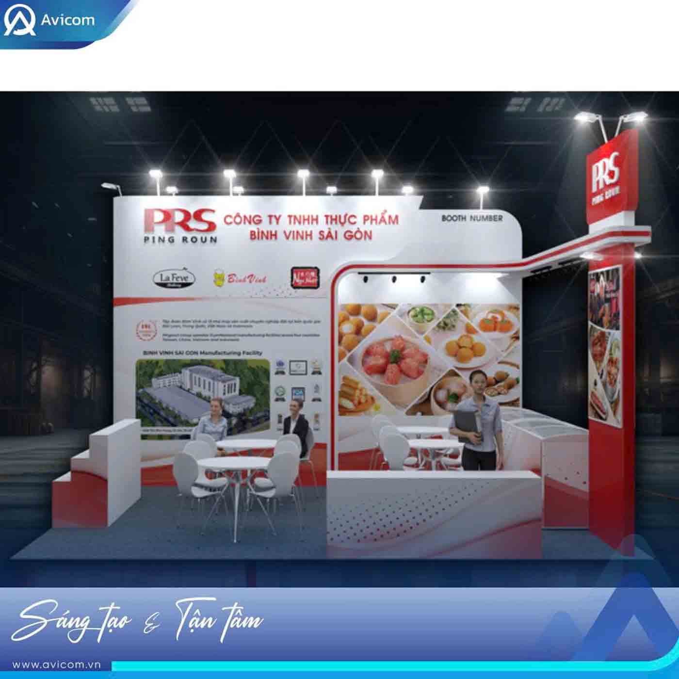 Gian hàng tại Vietfood & Beverage 2025
