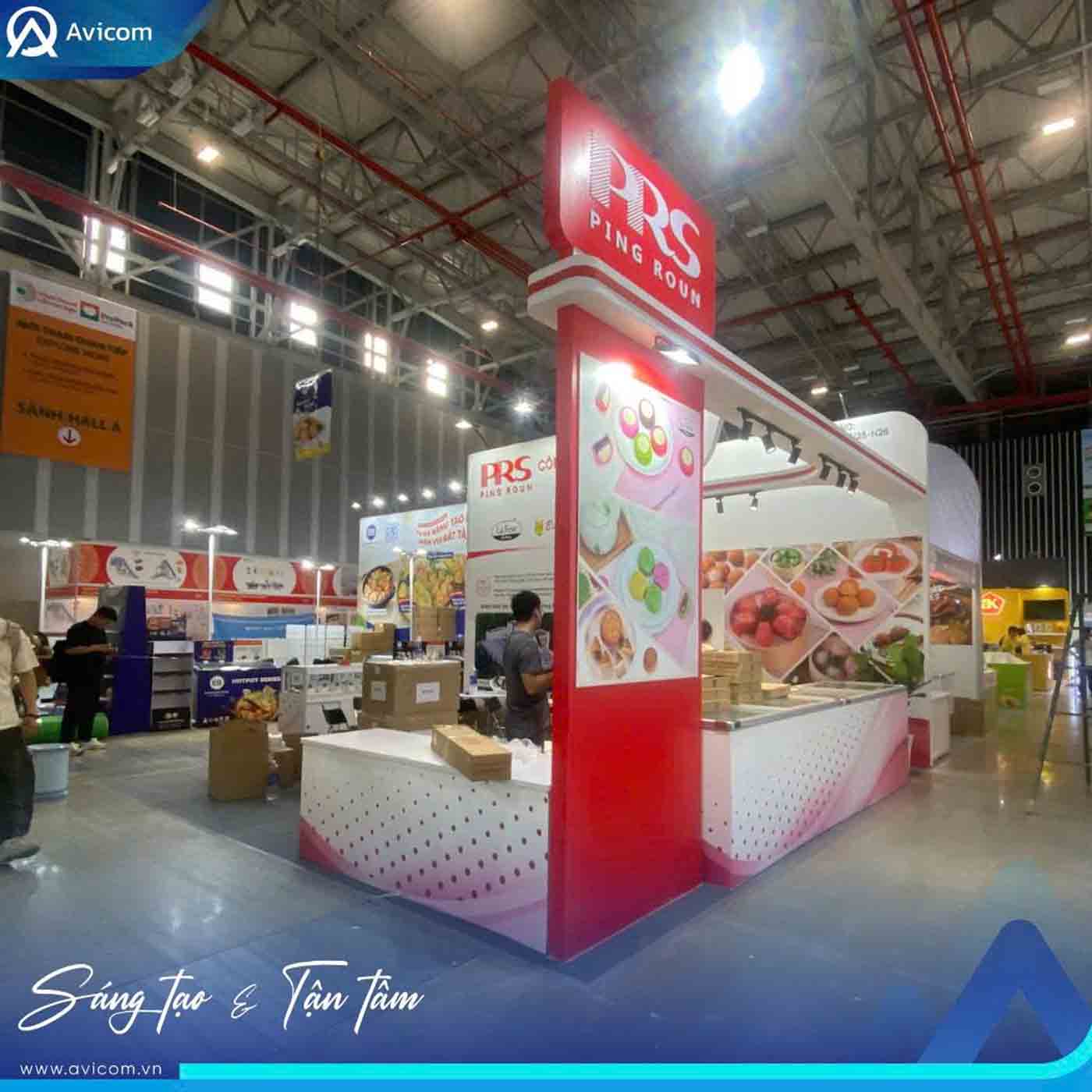 Gian hàng tại Vietfood & Beverage 2025