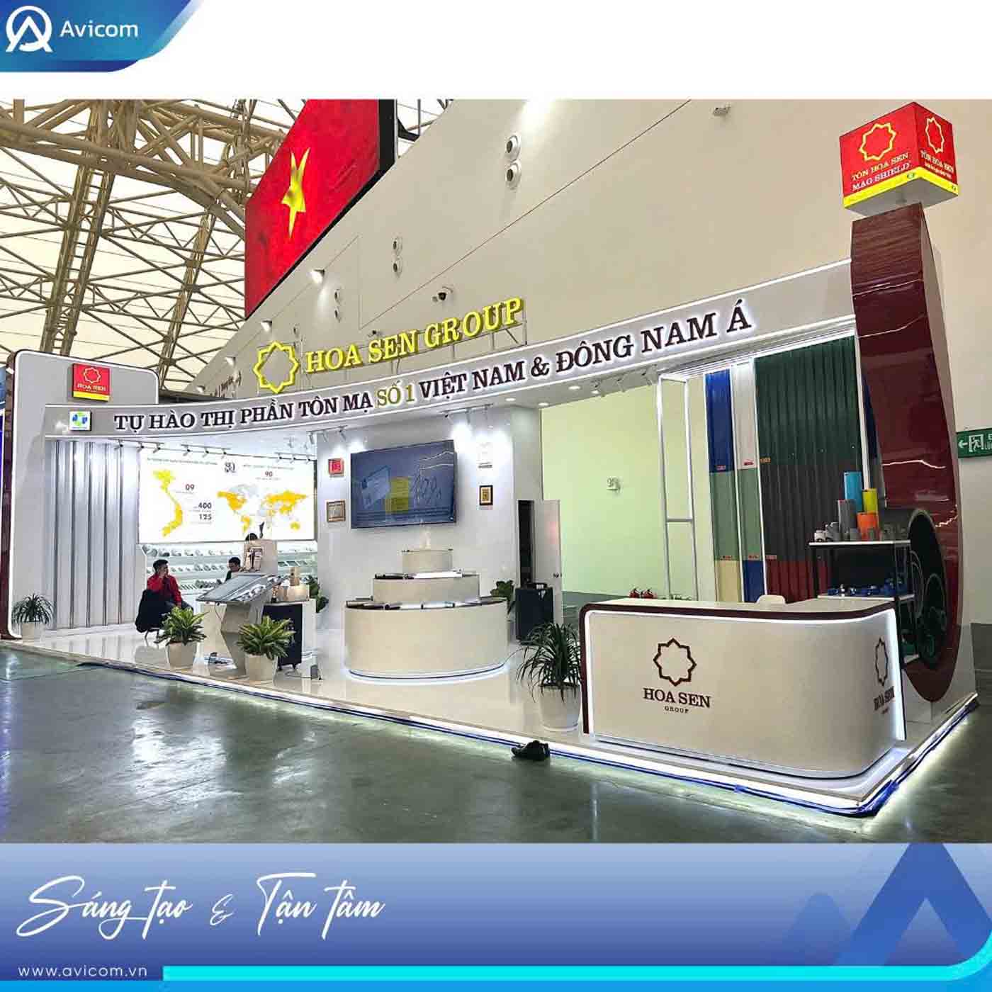 HOA SEN GROUP TẠI TRIỂN LÃM A80: KHẲNG ĐỊNH VỊ THẾ DẪN ĐẦU VỚI KHÔNG GIAN THƯƠNG HIỆU ĐẲNG CẤP TỪ AVICOM
